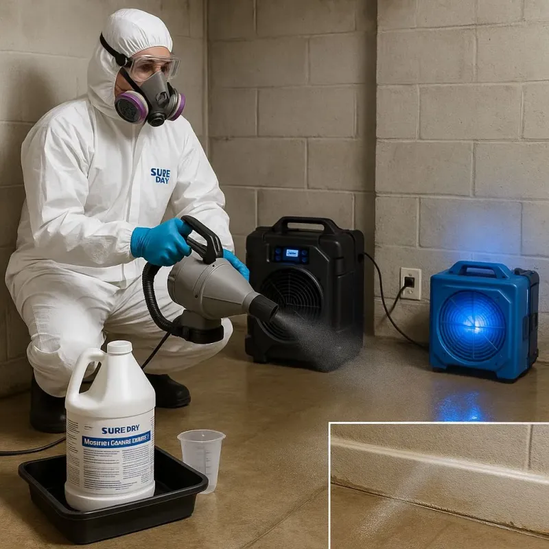 Sanitization and Odor Removal process in Bushland, TX