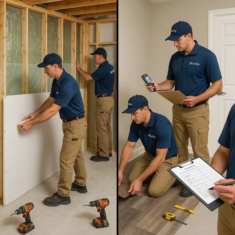 Repairs and Reconstruction process in Bushland, TX